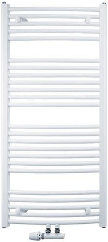 KORADO KORALUX RONDO COMFORT - M koupelnový radiátor 1220/500, spodní středové připojení, bílá RAL9016 KRT-122050-00M10 Obrázek - Hlavní obrázek