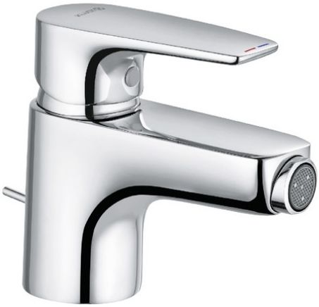 KLUDI PURE&SOLID bidetová stojánková baterie, s odtokovou soupravou, chrom 342160575 Obrázek - Hlavní obrázek