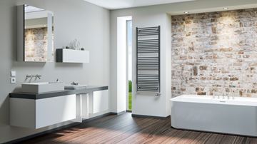 KORADO KORALUX LINEAR CLASSIC koupelnový radiátor 1220/600, spodní připojení, jasmine KLC-122060-00-14 Obrázek - fotka