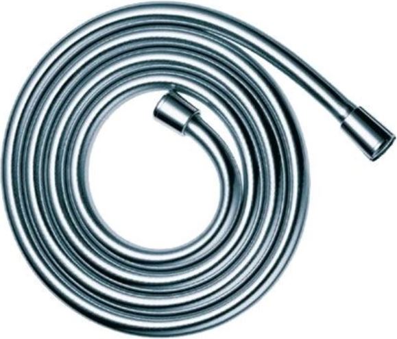 KEUCO sprchová hadice 1250 mm, hladká, s ochranou proti překroucení a zlomení, plast, chrom 54995011200 Obrázek - Hlavní obrázek