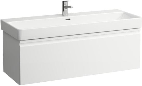 LAUFEN PRO S skříňka pod umyvadlo 115,9x45x39,7 cm, 1 zásuvka, lesklá bílá H4835620964751 Obrázek - Hlavní obrázek