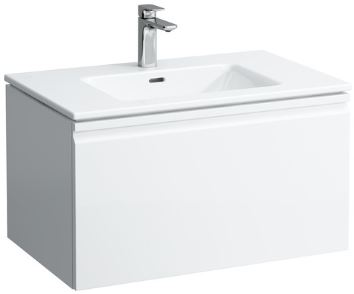LAUFEN PRO S skříňka s umyvadlem 80x50x46 cm, 1 zásuvka, matná bílá H8609634631041 Obrázek - Hlavní obrázek