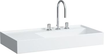 KARTELL BY LAUFEN umyvadlo 90 cm, s otvorem pro baterii, bez přepadu