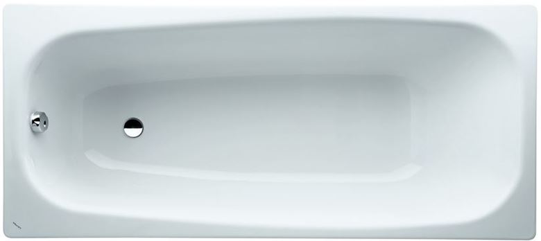 LAUFEN MODERNA PLUS vana 170x75 cm, bez nožiček, smaltovaná ocel, antislip H2251306000401 Obrázek - Hlavní obrázek