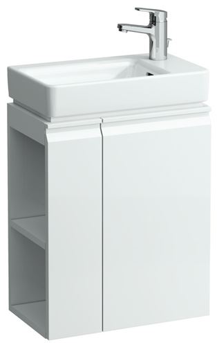 LAUFEN PRO S skříňka pod umývátko 47x27,5x58 cm, 1 police, 1 dvířka, panty vpravo, lesklá bílá H4830020954751 Obrázek - Hlavní obrázek