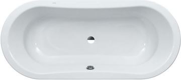 LAUFEN THALLIUM vana 180x80 cm, pro 2 osoby, bez nožiček, smaltovaná ocel