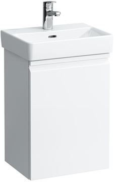 LAUFEN PRO S skříňka pod umyvadlo 41,5x32,1x58 cm, 1 dvířka, panty vpravo, lesklá bílá