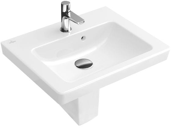 VILLEROY & BOCH SUBWAY 2.0 umývátko 45 cm, s otvorem pro baterii a přepadem 73154501 Obrázek - fotka