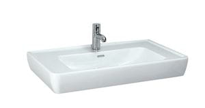 LAUFEN PRO umyvadlo 85 cm, s otvorem pro baterii a přepadem
