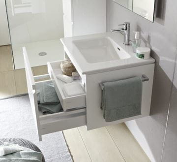 LAUFEN PRO S skříňka s umyvadlem 60x50x46 cm, 1 zásuvka, lesklá bílá H8609614751041 Obrázek - fotka