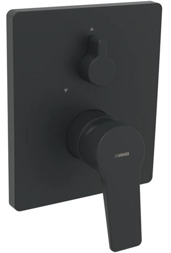HANSA TWIST podomítková baterie, pro 2 spotřebiče, matná černá 8984908333 Obrázek - Hlavní obrázek