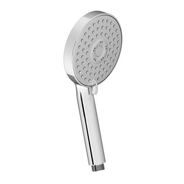 RAVAK 903.00 sprchová souprava 3-dílná, ruční sprcha pr. 118 mm, 3 proudy, hadice, držák, lesklý chrom X07S006 Obrázek - fotka