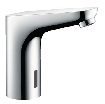 HANSGROHE FOCUS umyvadlová senzorová baterie pro jednu vodu, napájení ze sítě, EcoSmart, chrom