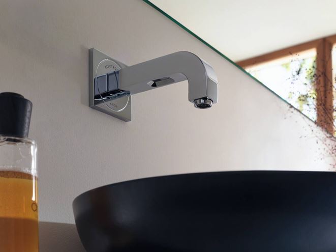 AXOR CITTERIO umyvadlová senzorová baterie, napájení ze sítě, EcoSmart, chrom 39117000 Obrázek - fotka