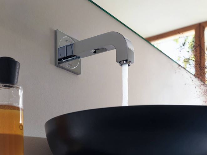 AXOR CITTERIO umyvadlová senzorová baterie, napájení ze sítě, EcoSmart, chrom 39117000 Obrázek - fotka