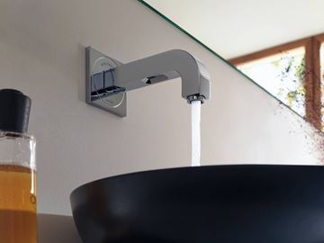 AXOR CITTERIO umyvadlová senzorová baterie, napájení ze sítě, EcoSmart, chrom 39117000 Obrázek - fotka