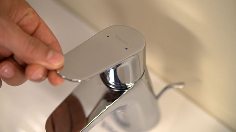 HANSGROHE FOCUS umyvadlová stojánková baterie, s odtokovou soupravou, EcoSmart, chrom 31730000 Obrázek - fotka