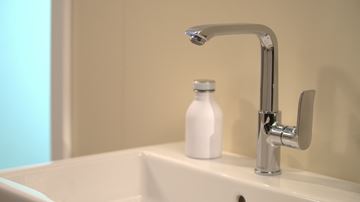 HANSGROHE METRIS umyvadlová stojánková baterie, s odtokovou soupravou, EcoSmart, chrom 31087000 Obrázek - fotka