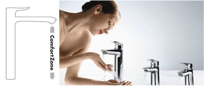 HANSGROHE METRIS umyvadlová stojánková baterie, s odtokovou soupravou, EcoSmart, chrom 31082000 Obrázek - fotka