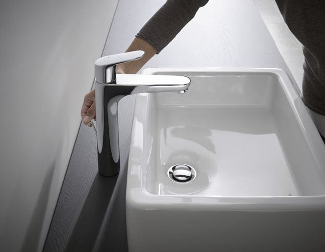 HANSGROHE FOCUS umyvadlová stojánková baterie, s odtokovou soupravou, EcoSmart, chrom 31608000 Obrázek - fotka