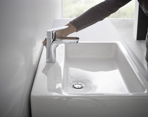 HANSGROHE FOCUS umyvadlová stojánková baterie, s odtokovou soupravou, CoolStart, EcoSmart, chrom 31621000 Obrázek - fotka