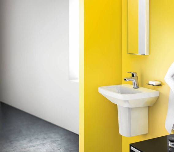 HANSGROHE LOGIS umyvadlová stojánková baterie, s odtokovou soupravou, EcoSmart, chrom 71077000 Obrázek - fotka