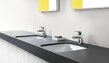 HANSGROHE LOGIS umyvadlová stojánková baterie, s odtokovou soupravou, EcoSmart, chrom 71077000 Obrázek - fotka