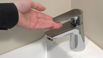 HANSGROHE TALIS E umyvadlová stojánková baterie, s odtokovou soupravou, EcoSmart, chrom 71700000 Obrázek - fotka