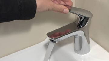 HANSGROHE TALIS E umyvadlová stojánková baterie, s odtokovou soupravou, EcoSmart, chrom 71700000 Obrázek - fotka