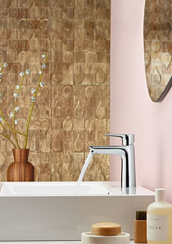 HANSGROHE TALIS E umyvadlová stojánková baterie, s odtokovou soupravou, CoolStart, EcoSmart, chrom 71713000 Obrázek - fotka