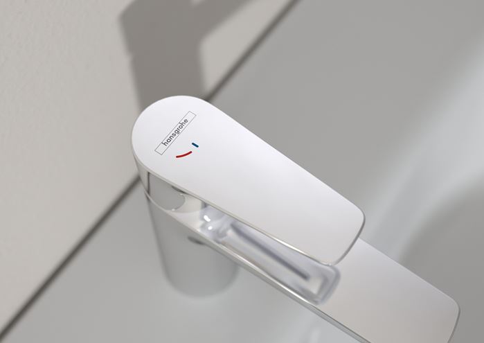 HANSGROHE TALIS E umyvadlová stojánková baterie, s odtokovou soupravou, CoolStart, EcoSmart, chrom 71713000 Obrázek - fotka