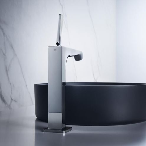AXOR CITTERIO E umyvadlová stojánková baterie, s odtokovou soupravou, EcoSmart, chrom 36103000 Obrázek - fotka