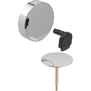 GEBERIT sada krytek pro napouštěcí a odtokovou soupravu, chrom