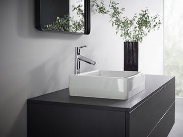 HANSGROHE TALIS S umyvadlová stojánková baterie, EcoSmart, chrom 72032000 Obrázek - fotka