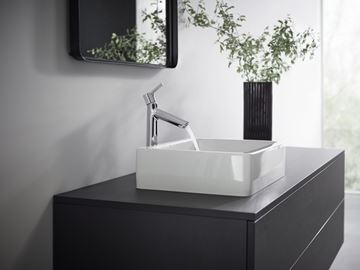 HANSGROHE TALIS S umyvadlová stojánková baterie, EcoSmart, chrom 72032000 Obrázek - fotka