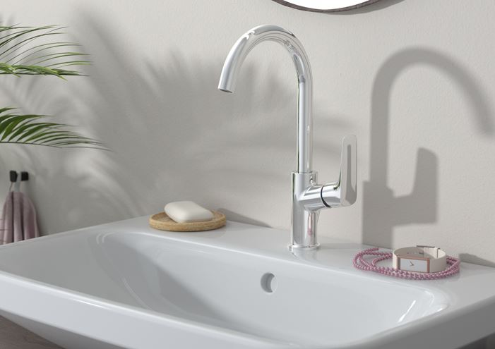 HANSGROHE LOGIS umyvadlová stojánková baterie, EcoSmart, chrom 71131000 Obrázek - fotka