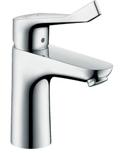 HANSGROHE FOCUS umyvadlová stojánková baterie s prodlouženou rukojetí, EcoSmart, chrom