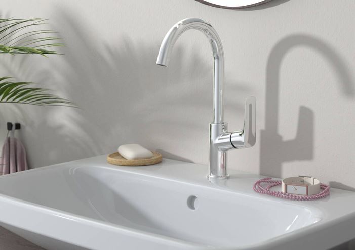 HANSGROHE LOGIS umyvadlová stojánková baterie, s odtokovou soupravou, EcoSmart, chrom 71130000 Obrázek - fotka