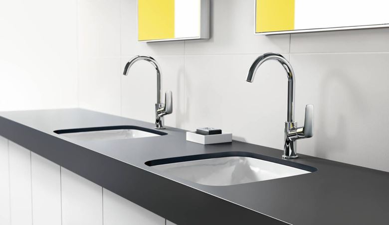 HANSGROHE LOGIS umyvadlová stojánková baterie, s odtokovou soupravou, EcoSmart, chrom 71130000 Obrázek - fotka