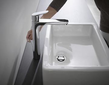 HANSGROHE FOCUS umyvadlová stojánková baterie, s odtokovou soupravou, EcoSmart, chrom 31531000 Obrázek - fotka