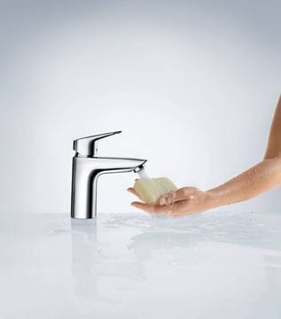 HANSGROHE LOGIS umyvadlová stojánková baterie, CoolStart, EcoSmart, chrom 71073000 Obrázek - fotka