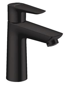 HANSGROHE TALIS E umyvadlová stojánková baterie, s odtokovou soupravou, EcoSmart, matná černá