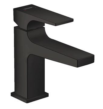 HANSGROHE METROPOL umyvadlová stojánková baterie, s odtokovou soupravou, EcoSmart, matná černá