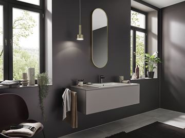 HANSGROHE TALIS E umyvadlová stojánková baterie, EcoSmart, kartáčovaný černý chrom 71712340 Obrázek - fotka