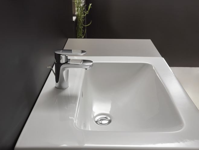 HANSGROHE VERNIS BLEND umyvadlová stojánková baterie, s odtokovou soupravou, EcoSmart, chrom 71550000 Obrázek - fotka