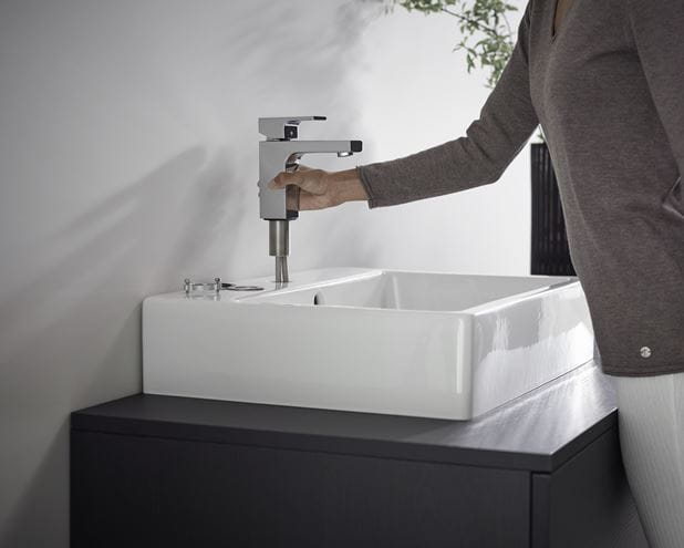 HANSGROHE VERNIS SHAPE umyvadlová stojánková baterie, EcoSmart, chrom 71569000 Obrázek - fotka