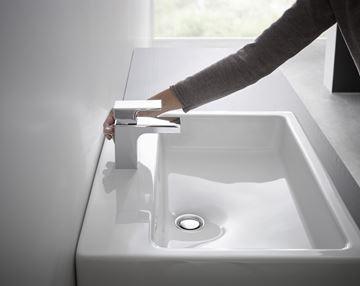 HANSGROHE VERNIS BLEND umyvadlová stojánková baterie, s odtokovou soupravou, CoolStart, EcoSmart, chrom 71566000 Obrázek - fotka