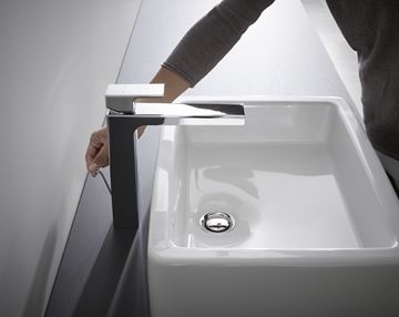 HANSGROHE VERNIS SHAPE umyvadlová stojánková baterie, s odtokovou soupravou, EcoSmart, chrom 71590000 Obrázek - fotka