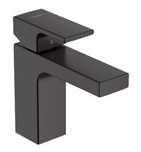 HANSGROHE VERNIS SHAPE umyvadlová stojánková baterie, s odtokovou soupravou, CoolStart, EcoSmart, matná černá