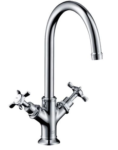 AXOR MONTREUX umyvadlová stojánková baterie, s odtokovou soupravou, EcoSmart, chrom 16502000 Obrázek - Hlavní obrázek